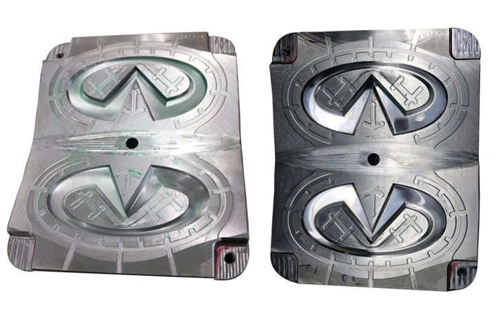 车标（对比）模具抛光